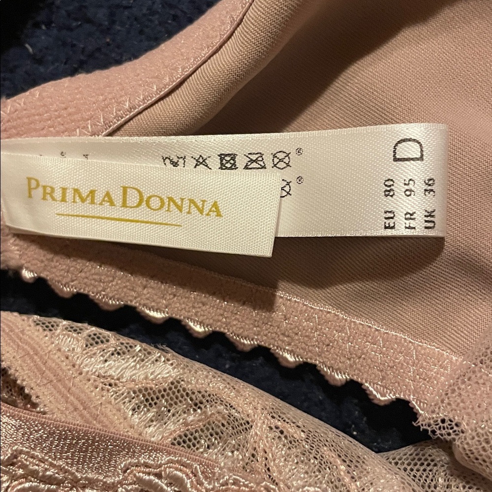 Prima Donna Lace Bra in Blush Pink - Picture 3 of 3
